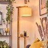 Bassagoda lampa stojąca kolory naturalne, czarny, 1-punktowy
