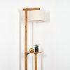 Bassagoda lampa stojąca kolory naturalne, czarny, 1-punktowy