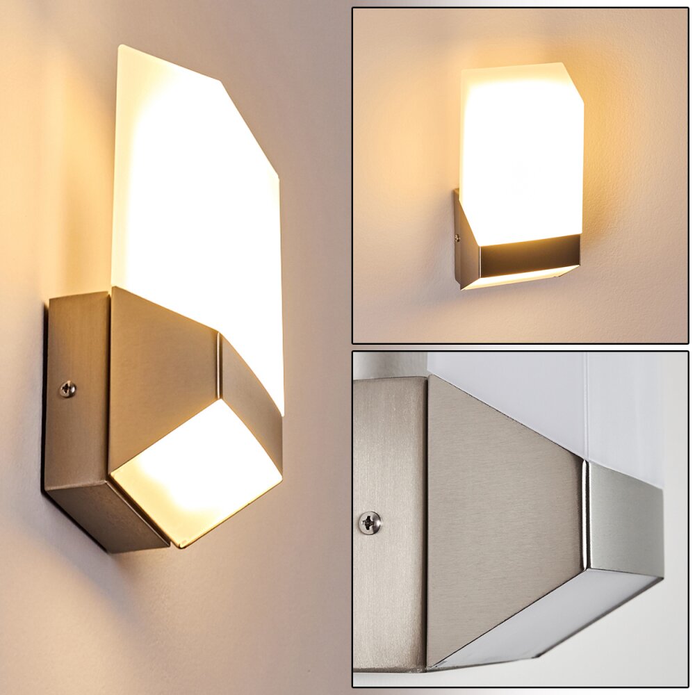 Zewnętrzny kinkiet Clear LED Nikiel matowy, 1-punktowy main product photo