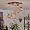 Chehalis lampa sufitowa, kula świetlna bursztynowy, 9-punktowe