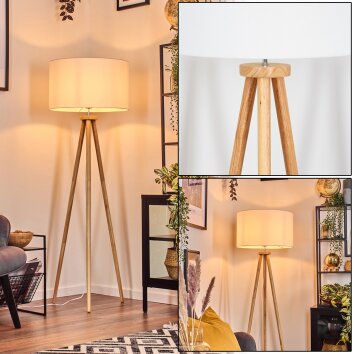 Flemming lampa stojąca kolory naturalne, 1-punktowy