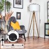 Bassagoda lampa stojąca kolory naturalne, 1-punktowy