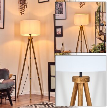 Bassagoda lampa stojąca kolory naturalne, 1-punktowy