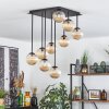 Chehalis Lampa sufitowa, Kula świetlna W kolorze bursztynu, 9-punktowe