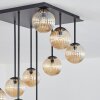Chehalis Lampa sufitowa, Kula świetlna W kolorze bursztynu, 9-punktowe