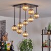 Chehalis Lampa sufitowa, Kula świetlna W kolorze bursztynu, 9-punktowe