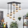 Chehalis Lampa sufitowa, Kula świetlna W kolorze bursztynu, 9-punktowe