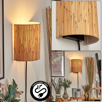 Viadores lampa up & down, kinkiet czarny, 1-punktowy