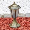 Loria słupek ogrodowy niski brązowy, złoty, 1-punktowy