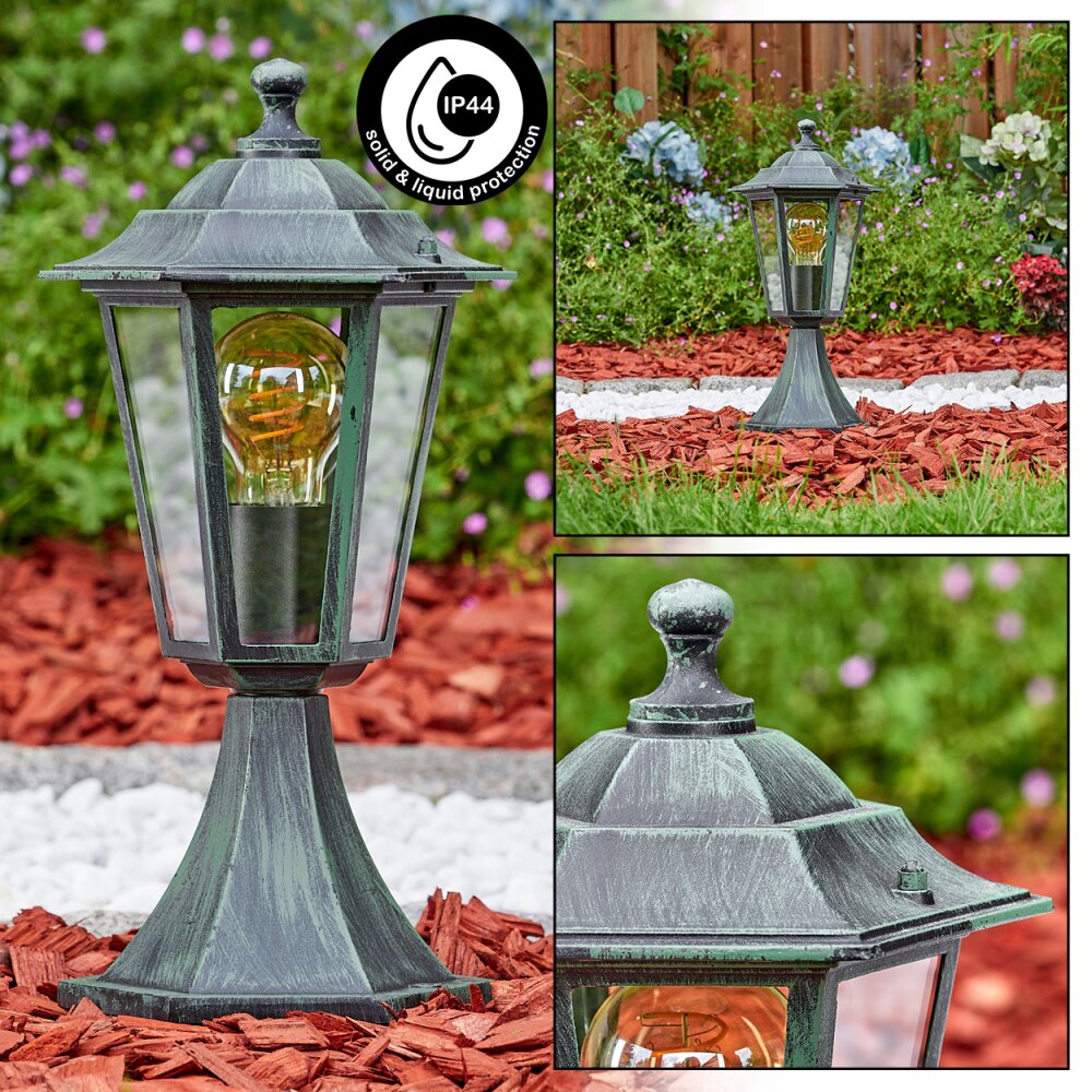 Loria Lampa na cokół Zielony, Czarny, 1-punktowy main product photo