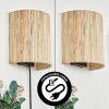 Viadores lampa up & down, kinkiet czarny, 1-punktowy