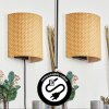Viadores lampa up & down, kinkiet czarny, 1-punktowy