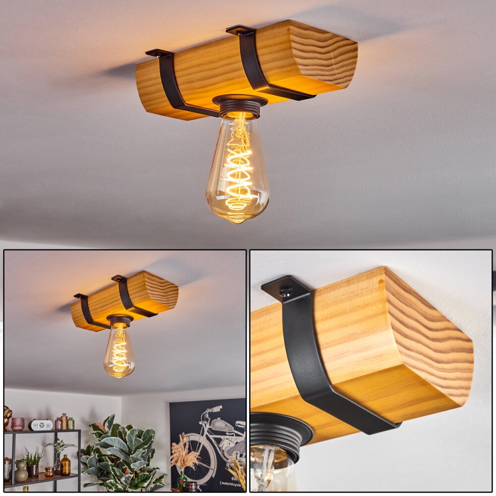 Skads Lampa sufitowa, Spot sufitowy Ecru, Czarny, 1-punktowy main product photo