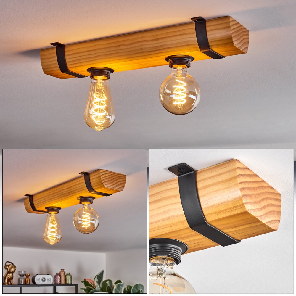 Skads Lampa sufitowa, Spot sufitowy Ecru, Czarny, 2-punktowe main product photo