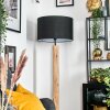 Flemming lampa stojąca kolory naturalne, czarny, 1-punktowy