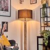 Flemming lampa stojąca kolory naturalne, czarny, 1-punktowy