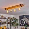 Skads lampa sufitowa kolory naturalne, czarny, 4-punktowe