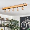 Skads lampa sufitowa kolory naturalne, czarny, 5-punktowe