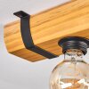 Skads lampa sufitowa kolory naturalne, czarny, 5-punktowe
