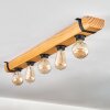 Skads lampa sufitowa kolory naturalne, czarny, 5-punktowe