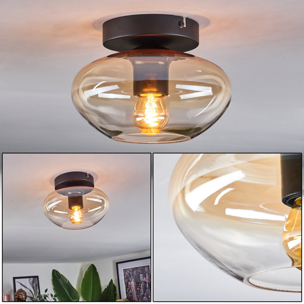 Mertola Lampa sufitowa W kolorze bursztynu, Przezroczysty, 1-punktowy main product photo