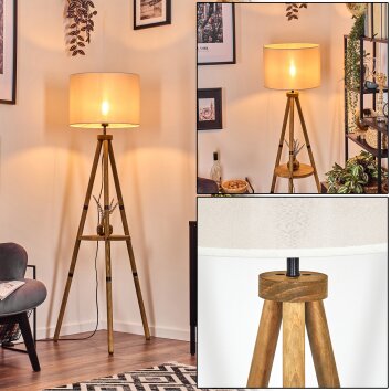 Bassagoda lampa stojąca kolory naturalne, 1-punktowy