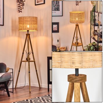 Cavaca lampa stojąca kolory naturalne, 1-punktowy