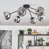 Koyoto lampa sufitowa, kula świetlna 80 cm przezroczysty, przydymiony, 6-punktowe