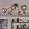Koyoto lampa sufitowa, kula świetlna 80 cm przezroczysty, przydymiony, 6-punktowe