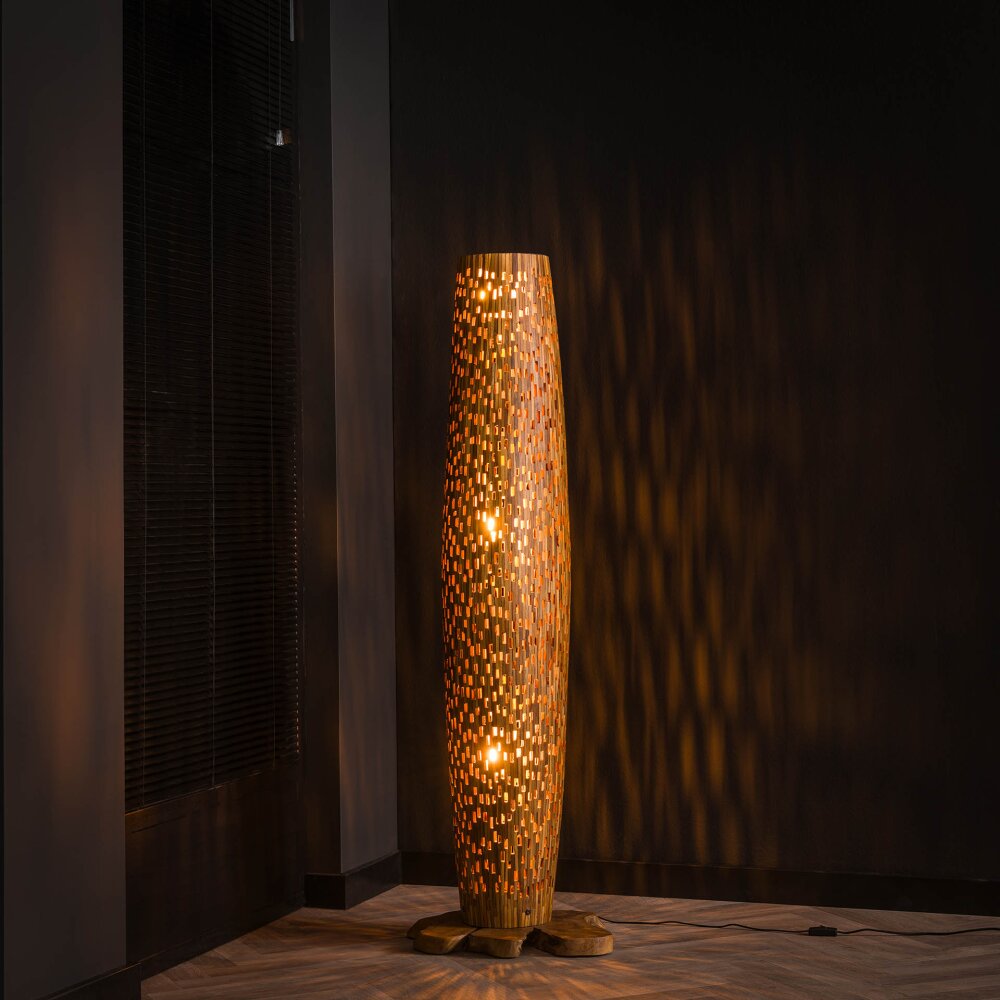 Stehleuchte Lampa stojąca Brązowy, Ecru, 3-punktowe main product photo