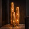 Stehleuchte lampa stojąca brązowy, kolory naturalne, 4-punktowe