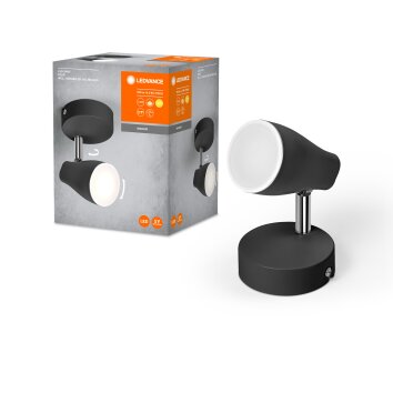 Oświetlenie Ledvance Spot Lampa sufitowa, Spot sufitowy LED Czarny, 1-punktowy