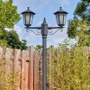 Loria oświetlenie zewnętrzne, kandelabr, słupek ogrodowy czarny, 2-punktowe