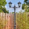 Loria oświetlenie zewnętrzne, kandelabr, słupek ogrodowy czarny, 2-punktowe