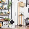 Sabadim lampa stojąca kolory naturalne, czarny, 1-punktowy