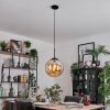 Gastor lampa wisząca, kula świetlna bursztynowy, 1-punktowy