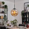 Gastor lampa wisząca, kula świetlna bursztynowy, 1-punktowy