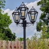 Falfosa oświetlenie zewnętrzne, kandelabr, słupek ogrodowy czarny, 3-punktowe