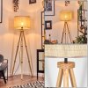 Bassagoda lampa stojąca kolory naturalne, 1-punktowy