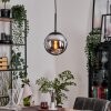 Gastor Lampa wisząca, Kula świetlna 20 cm Chrom, Przydymiony, 1-punktowy