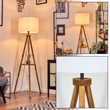 Bassagoda lampa stojąca kolory naturalne, 1-punktowy