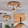 Koyoto Lampa sufitowa, Kula świetlna 40 cm Ecru, Czarny, 3-punktowe