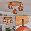 Koyoto Lampa sufitowa, Kula świetlna 40 cm Ecru, Czarny, 3-punktowe