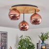 Koyoto Lampa sufitowa, Kula świetlna 40 cm Ecru, Czarny, 3-punktowe