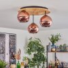 Koyoto Lampa sufitowa, Kula świetlna 40 cm Ecru, Czarny, 3-punktowe