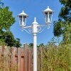 Loria oświetlenie zewnętrzne, kandelabr, słupek ogrodowy biały, 2-punktowe