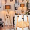 Bassagoda lampa stojąca kolory naturalne, 1-punktowy