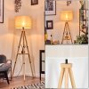 Bassagoda lampa stojąca kolory naturalne, 1-punktowy