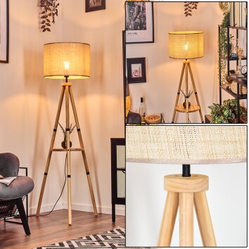 Sabadim lampa stojąca kolory naturalne, 1-punktowy