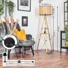 Ramila lampa stojąca kolory naturalne, 1-punktowy
